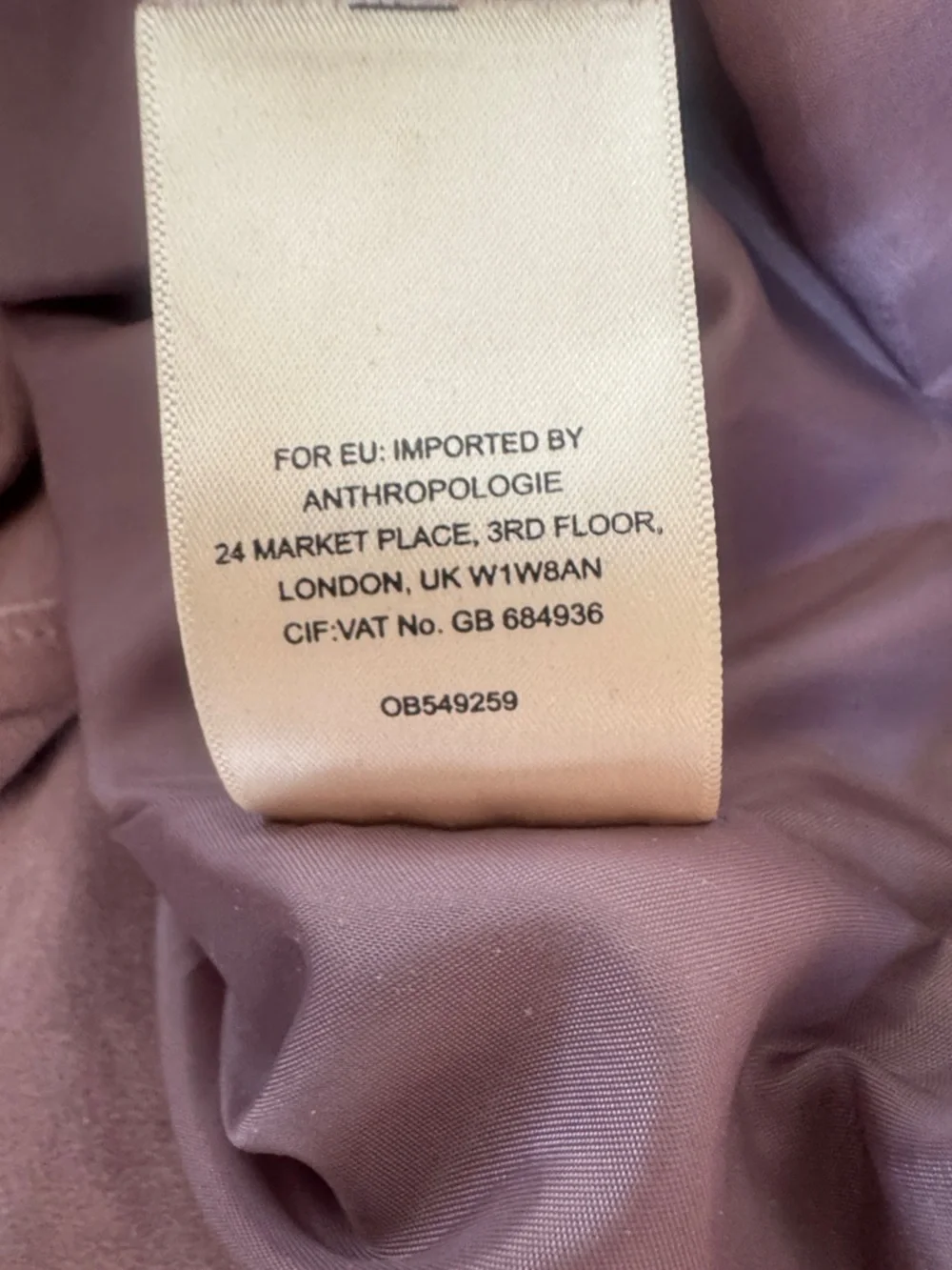 Anthropologie NWT Mauve Pink Suede Leather Full Tiered Skirt 10
